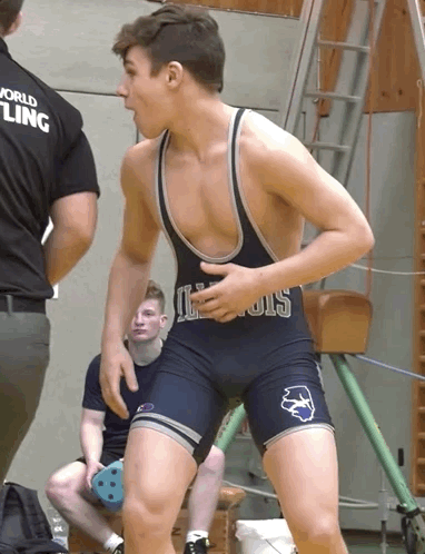 debriefedmag:Hot Sports GIFs: navy wrestler Nicholas Gil