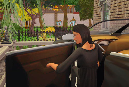 vixsims: Pleasantview…with a Twist ➡️ Goth And Cassandra is off to meet up with Darren! Drivi