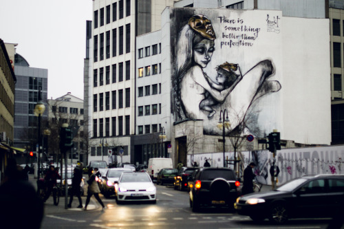 hierkreativennameneinfuegen:  ‘There is something better than perfection.’Frankfurt, Germany  Herakut 😍