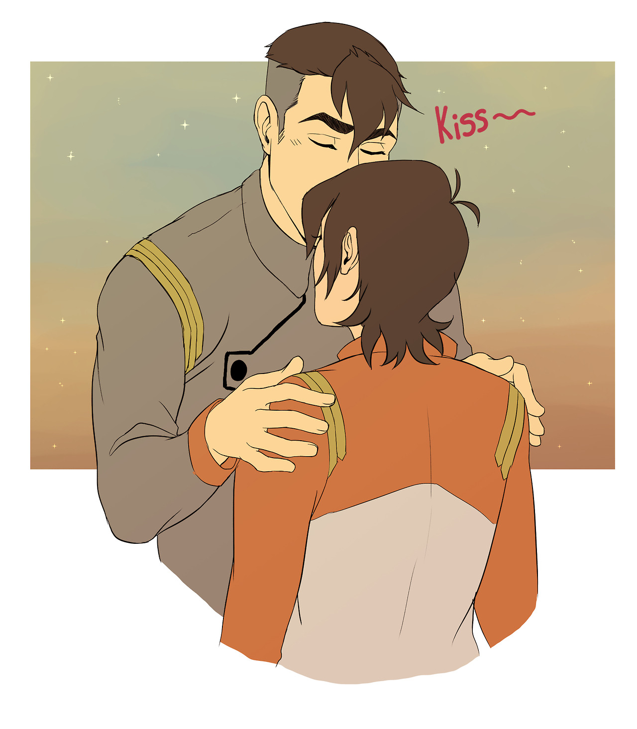 eri-damon: That time Shiro kissed Keith by accident lolTotally not inspired by Honey