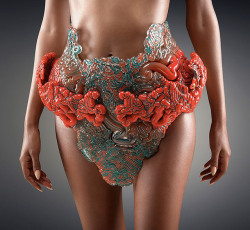 Wormyorchids:  Wanderers- 3D Printed Clothing That Contains Living Bacteria. Neri