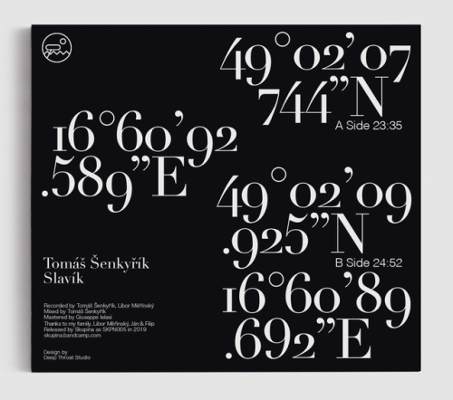 Slavík (Nightingale). Album cover for Tomáš Šenkyřík and label ca