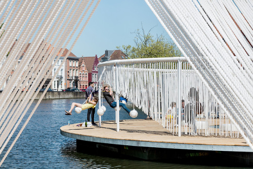 Bruges, The Floating Island, Dertien12 &amp; OBBA, 2018In TRIENNALE BRUGGE 2018, OBBA inten