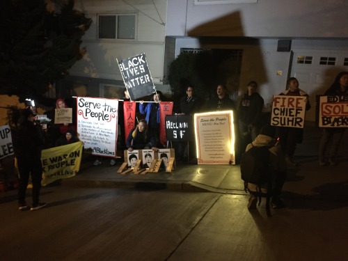 a4bl: Right now: Asians for Black Lives activists are chained to a table in front of San Francisco M