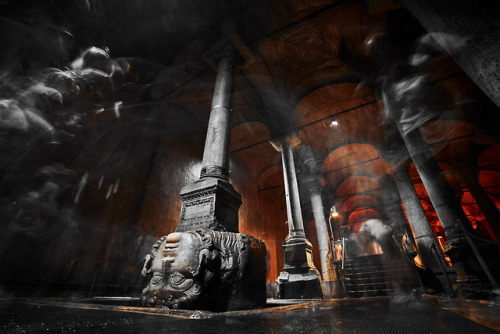 romebyzantium:Basilica Cistern of Constantinople.