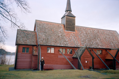 1. Kvernes stave church2. Borgund stave church
