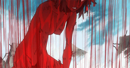 the-velveteen-buneary:  Ryuko going beserk after wearing Jenketsu.   &gt; .&lt;