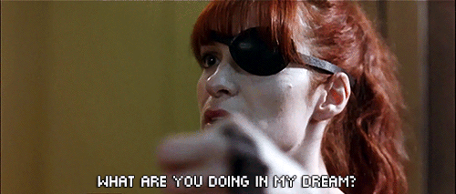 gwainenovak:  dubiousculturalartifact:  FELICIA DAY WITH AN EYEPATCH. I probably