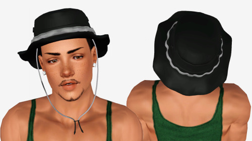 infisim: Boonie Bucket Hat - Teen, YA/A Male Compatible with AWTs Hat Slider SL Conversion of UnderD