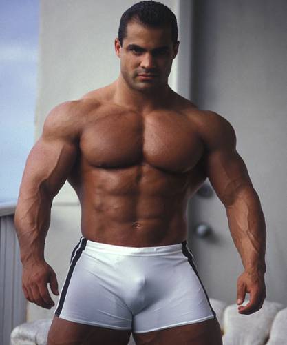 Gay bodybuilder muscle worship