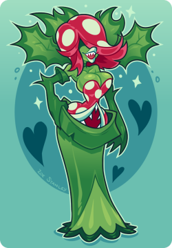 zoestanleyarts:A Pirahna Plant Girl