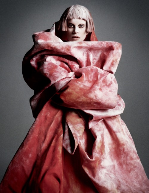  Kristen McMenamy wearing John Galliano SS 2003i-D Magazine, 2012