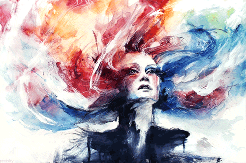 rexisky:    Antimonocromatismo II by Agnes Cecile | Motion Effects by rexisky 