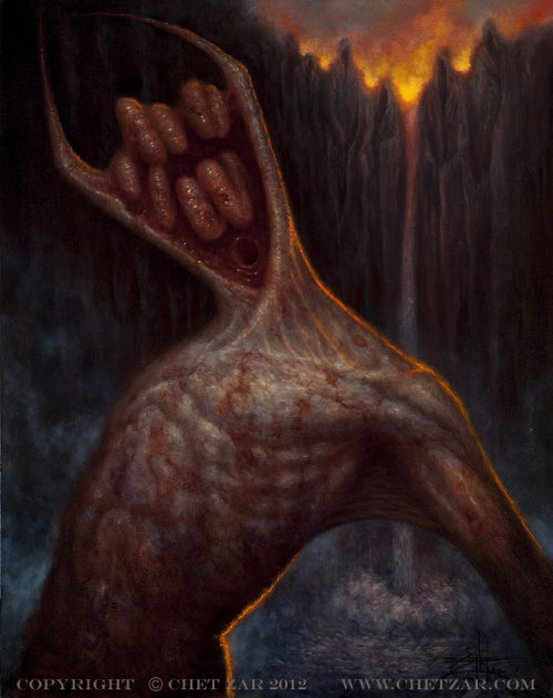 Chet Zar - Taboo, 2012. Oil on canvas.