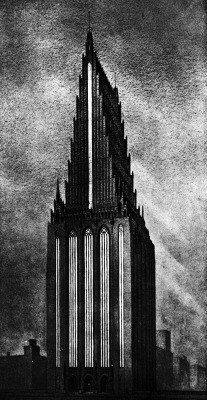 Einar Sjostrom and Jarl Eklund, Entry to the Chicago Tribune Tower Competition, 1922