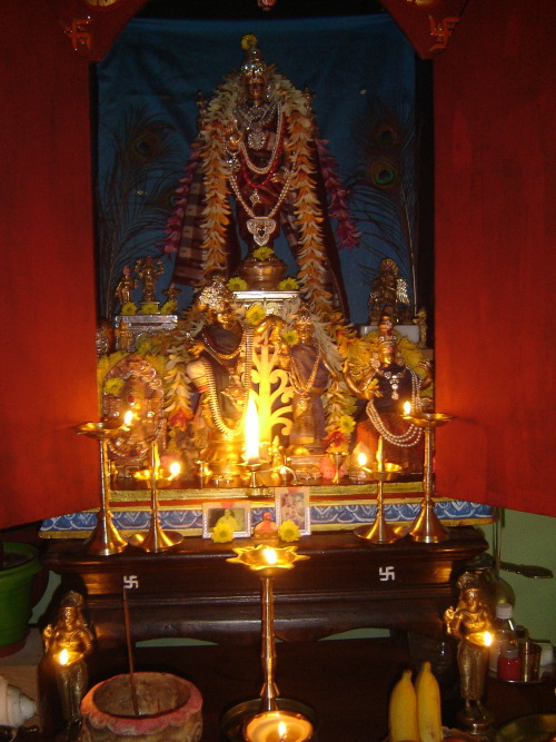 Deepavali arati at my home