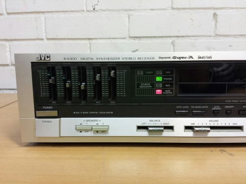 Jvc R-X300 Digital Synthesizer Stereo Receiver, 1984