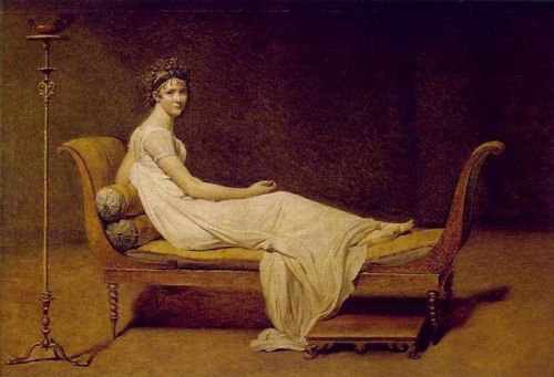 Madame Récamier, Jacques-Louis David (1748-1825), oil on canvas, 1800 (Musée du Louvre