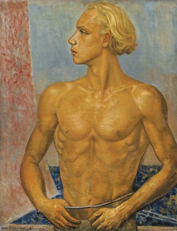 Boris Grigoriev (Russian, 1886-1939), Portrait of the artist’s son, c.1931. Oil on canvas, 90.5 x 71 cm.