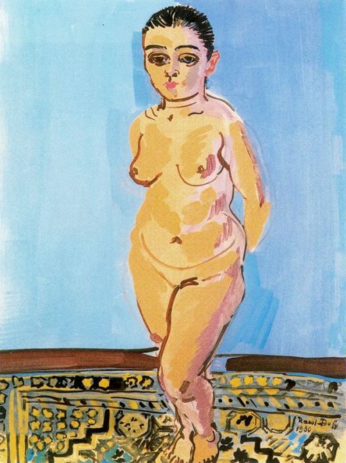 Standing Nude, 1930, Raoul Dufy