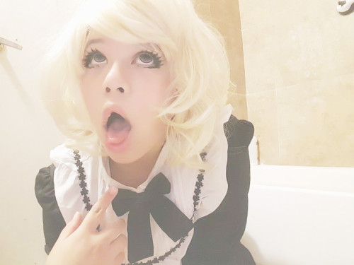 Porn Pics mitsuko-chou-chou:  my first ahegao :D