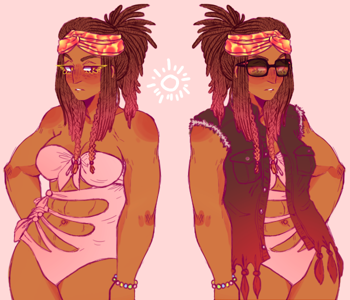 koujakuandthediamonds:  a mink beach babe to go with these two!! mink would ofc be