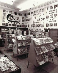 the50s:  Woolworth’s Record Department