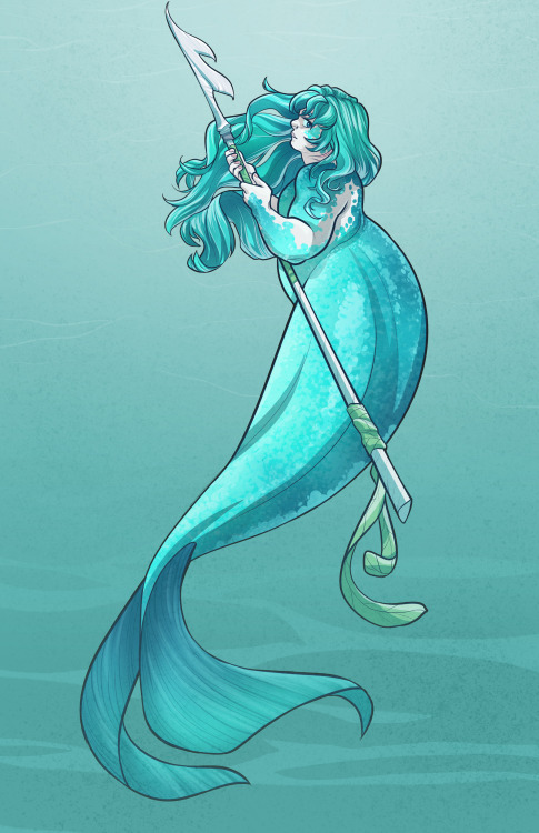 My MerMay 2021 accidentally turned into Cora from Wayward Children by @seananmcguire! I can’t wait t