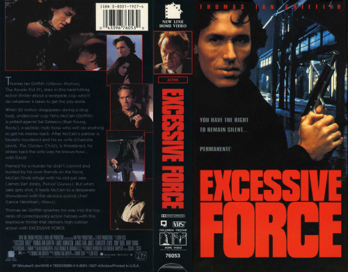 Excessive Force (1993, Jon Hess) USA Chicago PD detective Terry McCain is mercilessly efficient agai