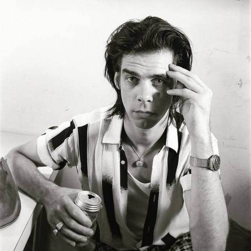 untergangsshow:  Nick Cave in the Club Quattro dressing room, Tokyo, June 26, 1989 Photo by Masataka