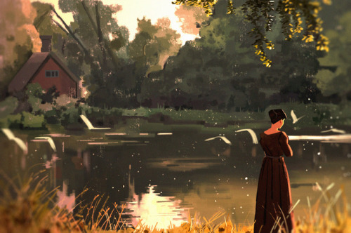 mohtz:some scenery drawings of pride and prejudicetwitter / ig / prints