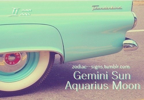 Gemini Sun And Aquarius Moon Aesthetics [Info On Sun And Moon Signs] 