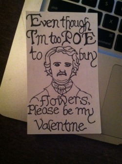 sarahanndipityy:  Making my friends valentines