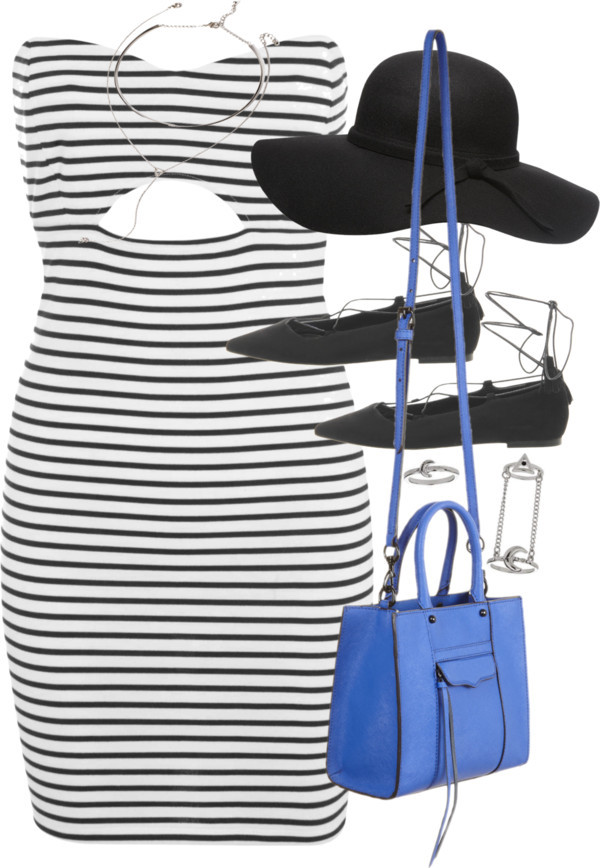 Outfit with a bodycon dress by ferned featuring how to wear a white dress
Miss Selfridge black and white dress, 15 AUD / Office leather shoes, 125 AUD / Rebecca Minkoff tote bag, 175 AUD / Topshop stackable ring, 24 AUD / Forever 21 chain necklace,...