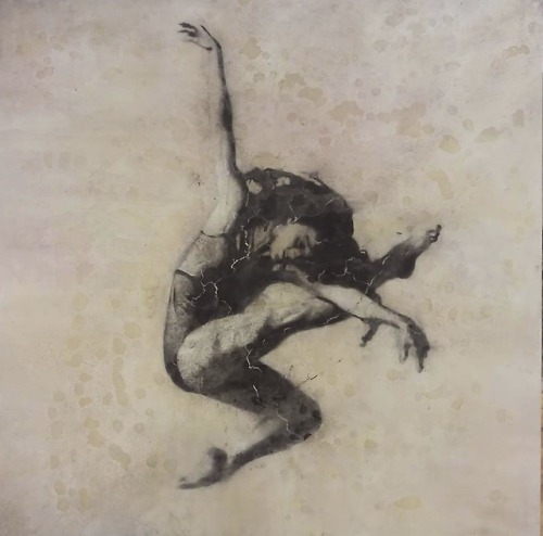 Karlos Pérez (Cuban, b. 1990, Camagüey, Cuba, based Havana, Cuba) - Jumping Girl, 2017  Paintings: O