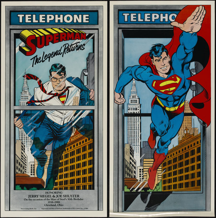 browsethestacks:  Superman The Legend Returns 50th Anniversary Poster by José Luis