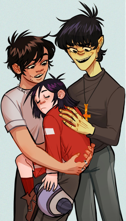 vanityloves:i can domesticate him. commissioned heresmyfckngart of noodle and a couple of her dads b