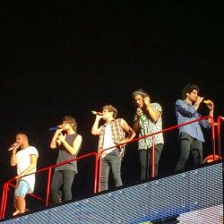  The boys on stage in Washington DC tonight