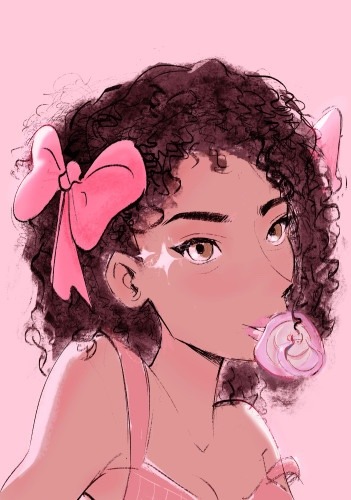 teenylittlebaby:  so pleased with this art work by @acknebars 💫 (i literally squealed seeing this!) he’s so talented, patient & kind! 🎀 he was also very professional about nsfw illustrations guys! check him out 💫