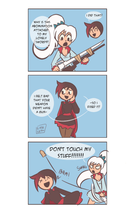 gabecebro:Weiss weapon’s upgrade