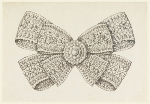 Design for a Brooch, late 18th century. Drawing, Italy. Via Cooper Hewitt