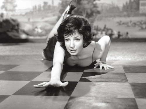 Monica Vitti / production still from Michelangelo Antonioni&rsquo;s La Notte (1961)