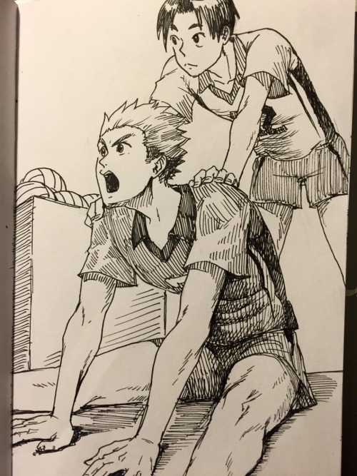 sqribble:  A very nekoma update! Because I’m finally caught up to the manga.  Also my 100th post I believe! 