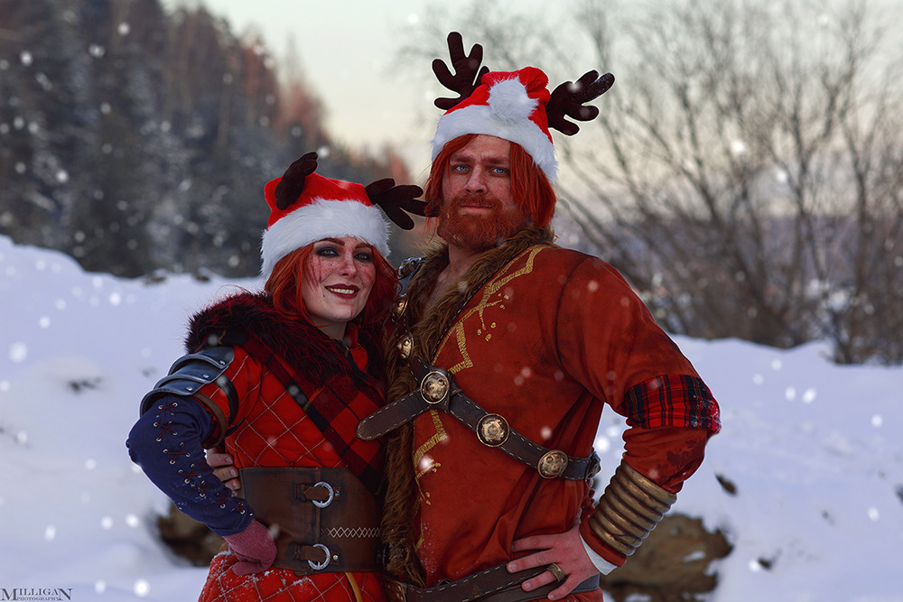   Oi, mates, clan An Craite is ready for the festive season! 