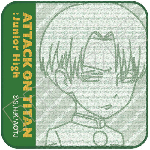 Pre-orders for Shingeki! Kyojin Chuugakkou character buttons and Eren and Levi mini towels have begun!Release Date: December 17th, 2015Retail Prices: 1,500 Yen + Tax (Buttons) and 350 Yen + Tax (Each mini towel)