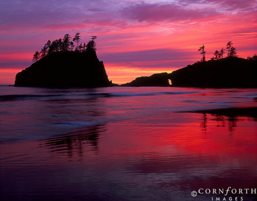 Second Beach Sunset 1 by Cornforth Images on Flickr.