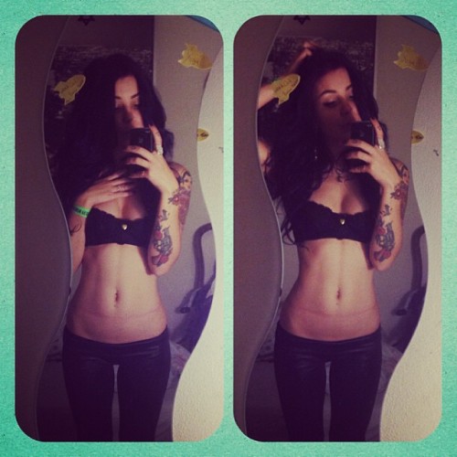 wildfoxwithowleyes:  I looove my tights mark xD im such a weirdo! 👽 sorry not sorry hahaha 💕#suicidegirls #selfiesaturday 