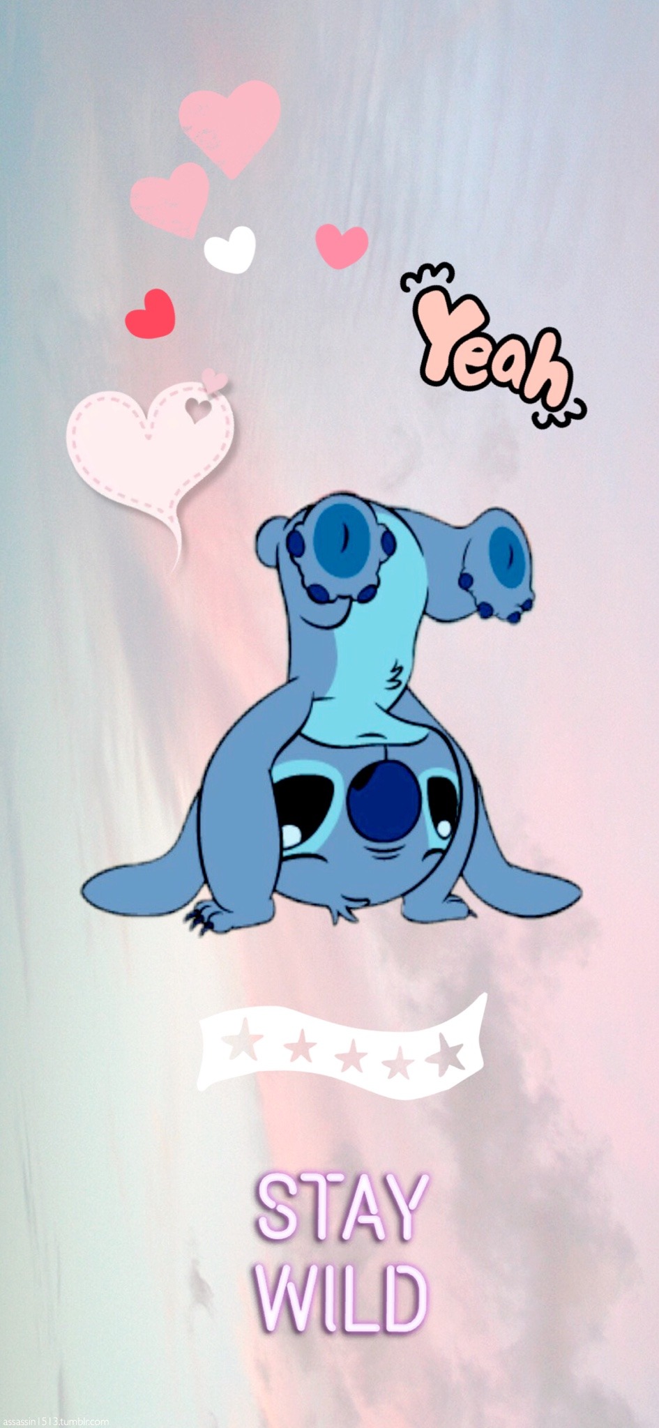 Stitch iPhone wallpaper