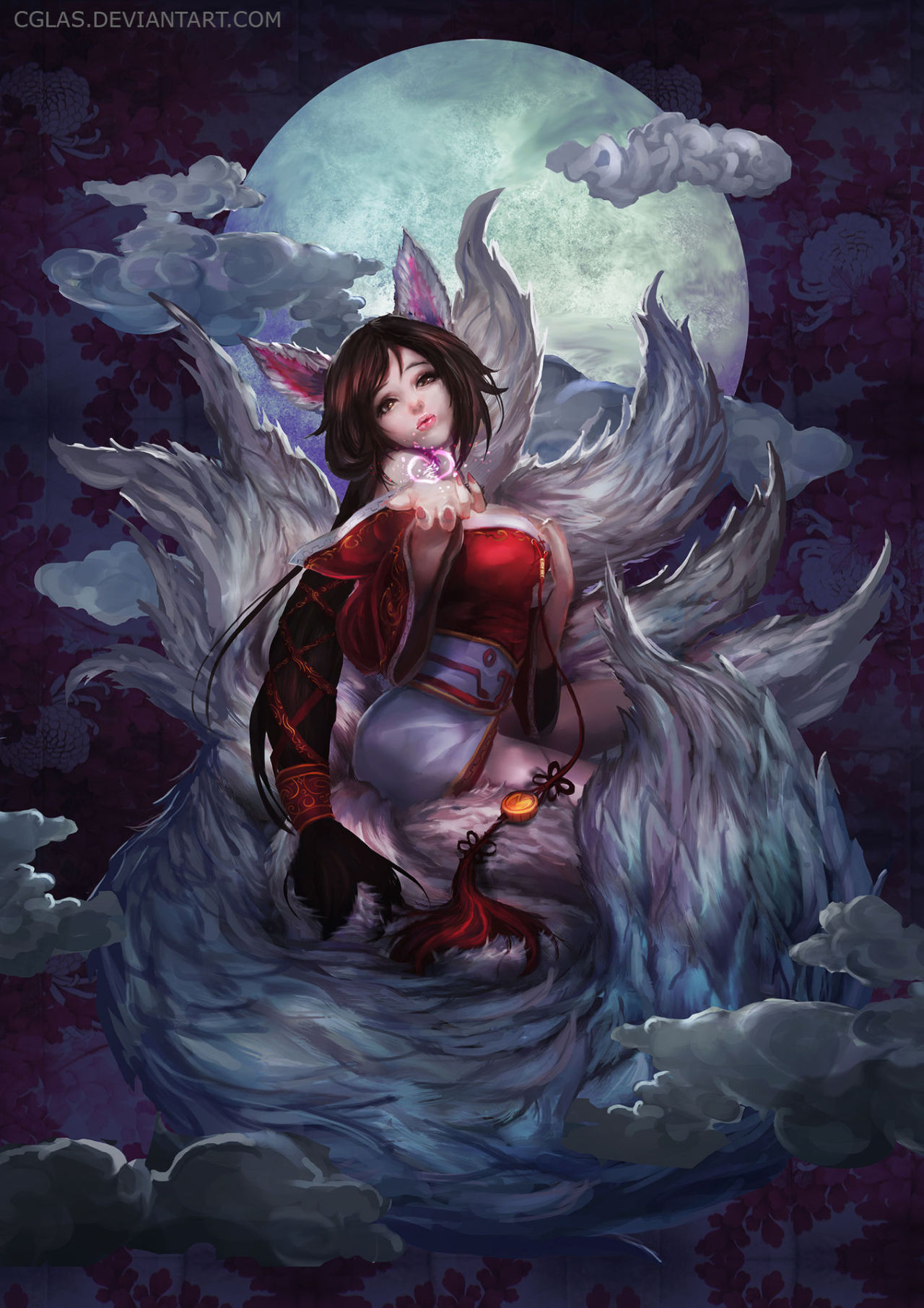 knightandknights:    Ahri by Ng Yong Hui  