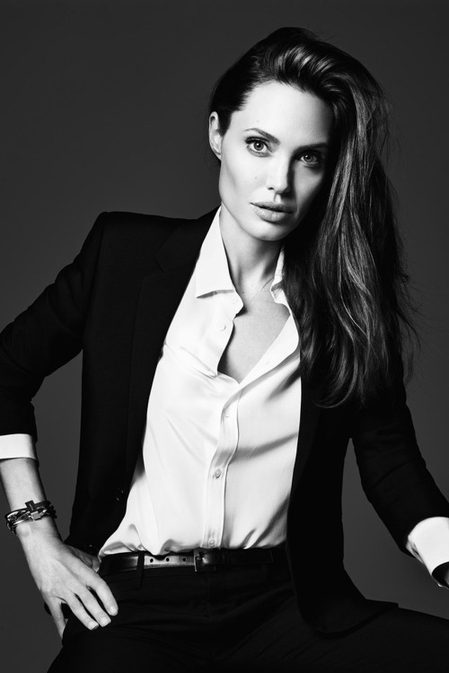 senyahearts:  Angelina Jolie in “Untamed Heart” for Elle US, June 2014 Photographed by: Heidi Slimane  